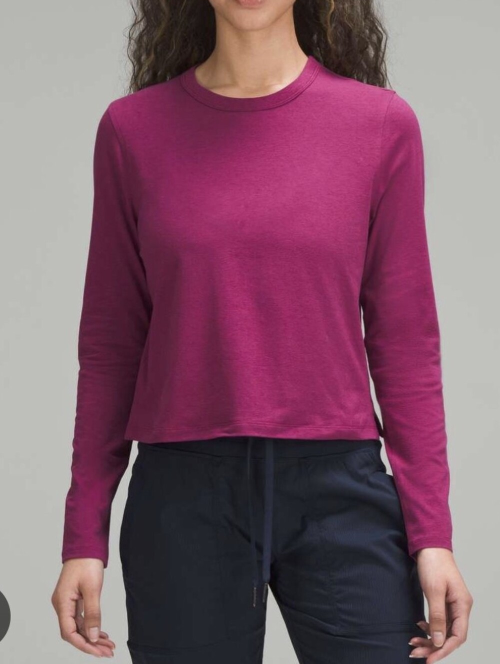 lululemon athletica Women's Classic-Fit Long Sleeve Top - Raspberry
